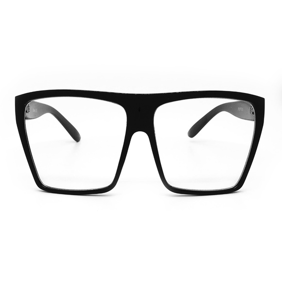 O2 Eyewear | Accessories | O2 Eyewear 73 Oversized Clear Lens Glasses ...